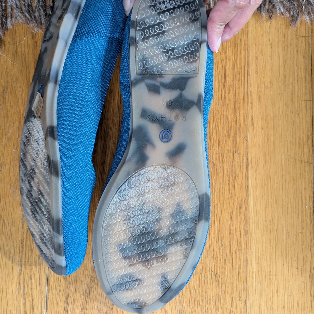 Rothy's Blue flats. Size 8.5. New without box. - Picture 4 of 5